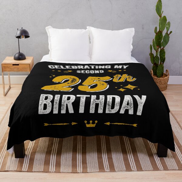 Item preview, 50th birthday, celebrating my second 25th birthday designed and sold by Uppercase Tees.