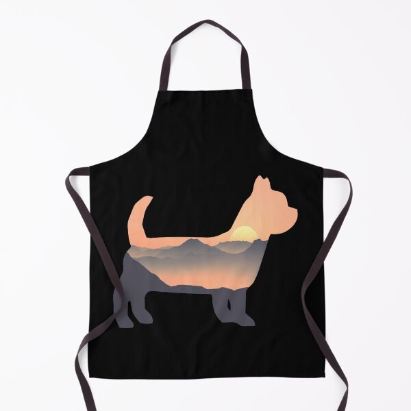 Item preview, Yorkshire Terrier Dog Silhouette Sun Mountain Gift designed and sold by alaechamlal.