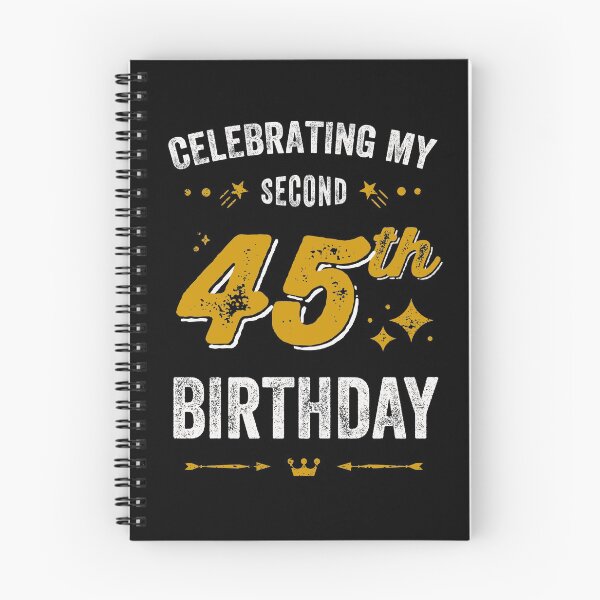 Item preview, 90th birthday, celebrating my second 45th birthday designed and sold by Uppercase Tees.