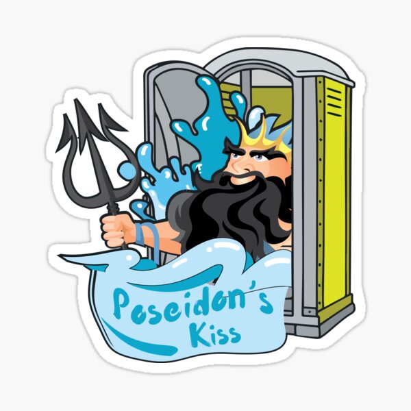 Pegatina «El beso de Poseidón» de wirealot Redbubble