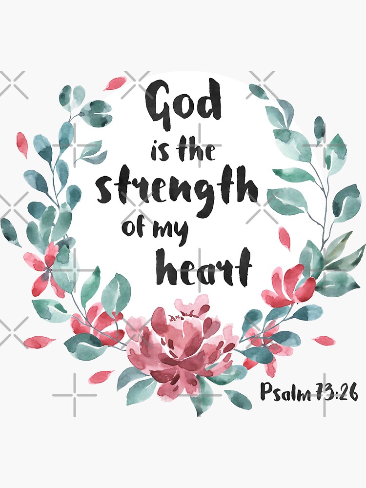 God is the strength of my heart Tote bag God is the strength of my heart Tote bag