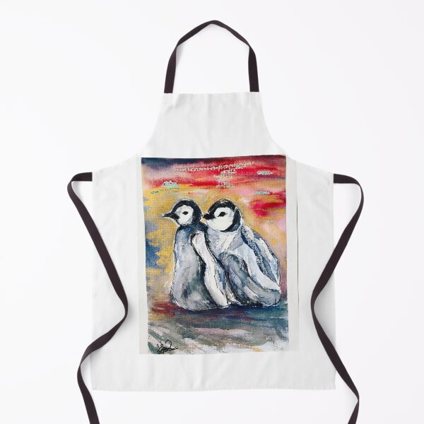 Item preview, Penguins cuddle designed and sold by AnjuPaintings.