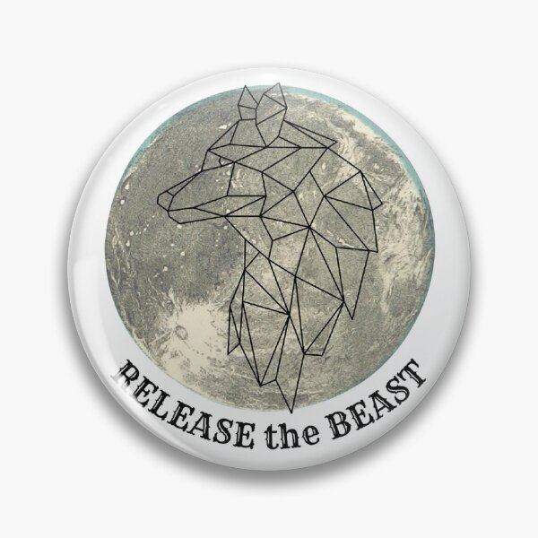Item preview, Release the Beast Full Moon Wolf Design  designed and sold by The mystical Side.