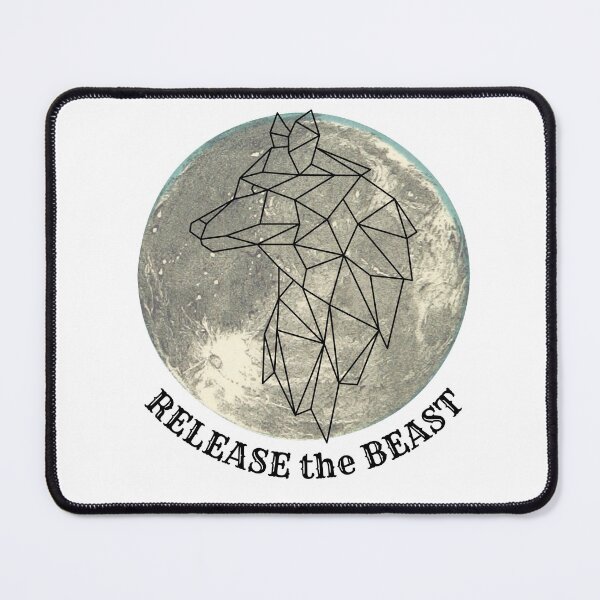 Item preview, Release the Beast Full Moon Wolf Design  designed and sold by The mystical Side.