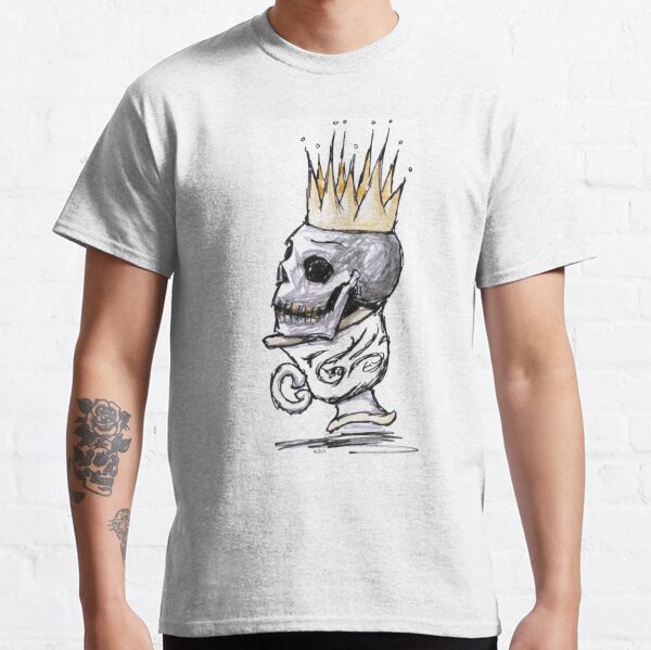 Crowned Skull in a Teacup Classic T-Shirt