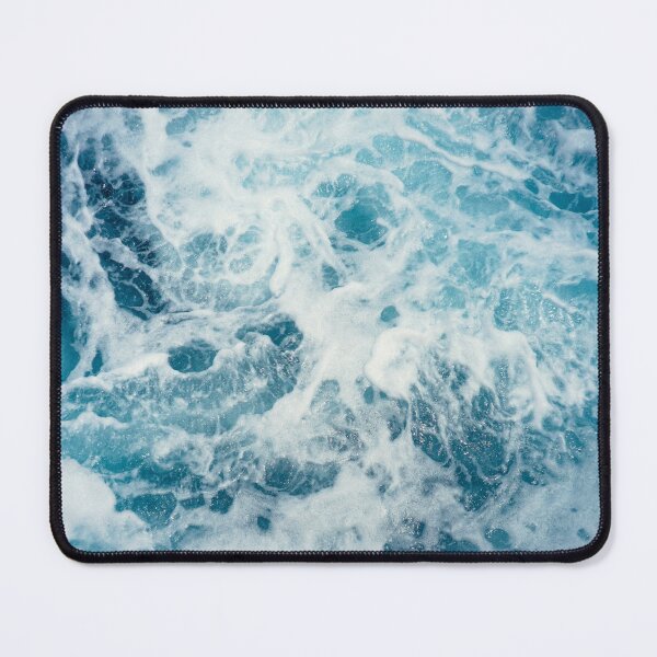Item preview, Seascape swirling ocean waves photograph  designed and sold by ReThinkit.