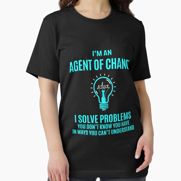 Item preview, Agent Of Change T Shirt - I Solve Problems Gift Item Tee designed and sold by anthonyodo.