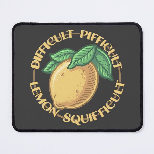 Item preview, Difficult Pifficult Lemon Squifficult - play on easy peasy  designed and sold by cheeborg.