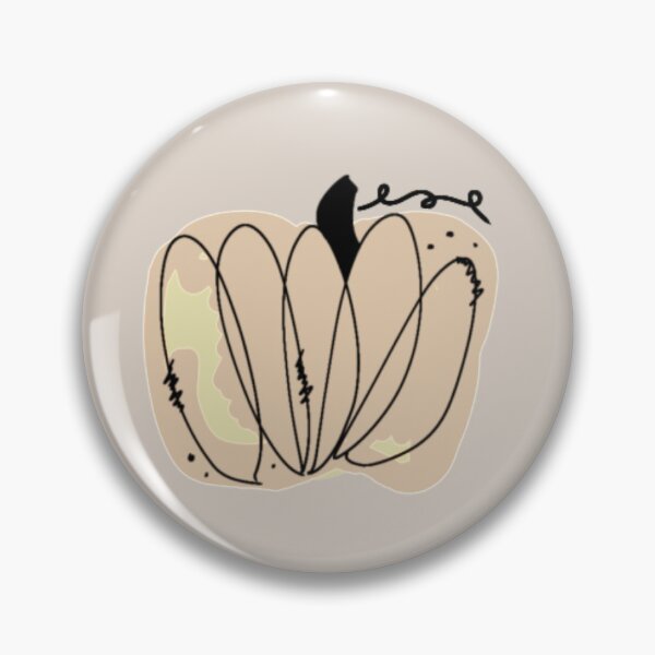 Item preview, watercolor pumpkin line design designed and sold by buzzcutart.
