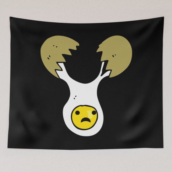 Item preview, Cute frowning cracked egg   designed and sold by JamieWeinhauer.