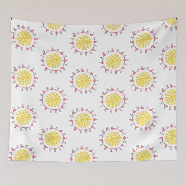 Item preview, Flower pompom white designed and sold by feedyourwife.