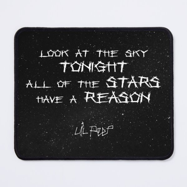 Lil Peep Star Shopping Übersetzung Starry Background Mauspad