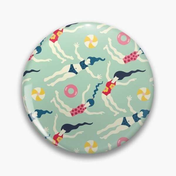 Item preview, FLOATING WORLD SWIMMING LADIES IN POOL - UnBlink Studio by Jackie Tahara designed and sold by Jackie Tahara of UnBlink Studio.