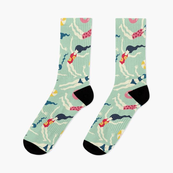 Item preview, FLOATING WORLD SWIMMING LADIES IN POOL - UnBlink Studio by Jackie Tahara designed and sold by Jackie Tahara of UnBlink Studio.