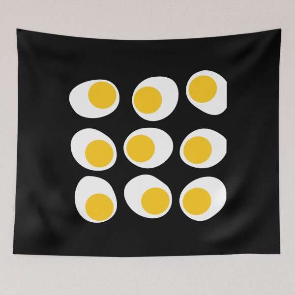 Item preview, egg yolk on blue   designed and sold by JamieWeinhauer.