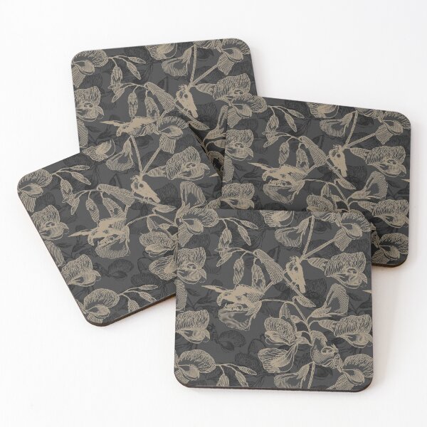 Item preview, Sweet Pea Hiding Spot in Black Gold designed and sold by maggie-byrd.