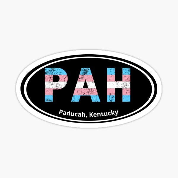 Paducah Kentucky Transgender Pride Sticker For Sale By Showmepride