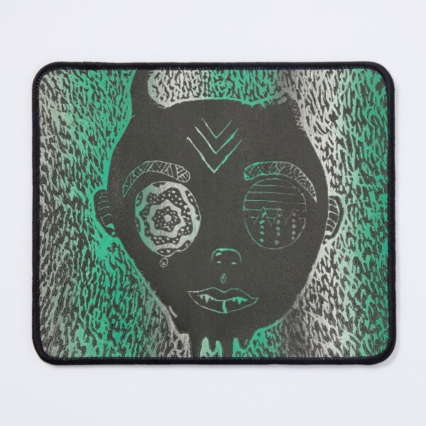 Item preview, Zentangle Demon Boy Print designed and sold by blerpybatmanbro.