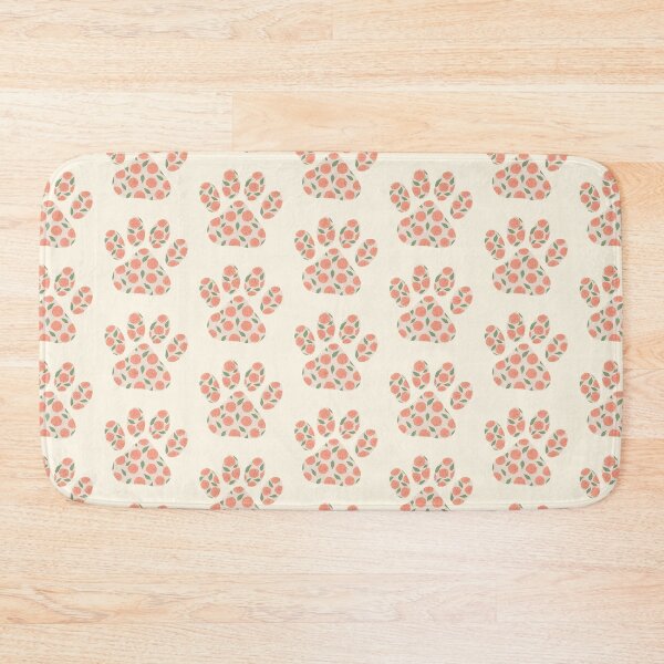Item preview, Floral Print Paw designed and sold by SabrinaGold.