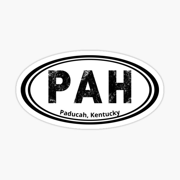 "Paducah, Kentucky Pride Call Letters" Sticker for Sale by ShowMePride