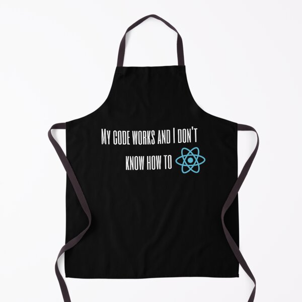 Item preview, I don't know how to react| React funny Coding/Coder software engineer developer programmer geek designed and sold by brinikki.