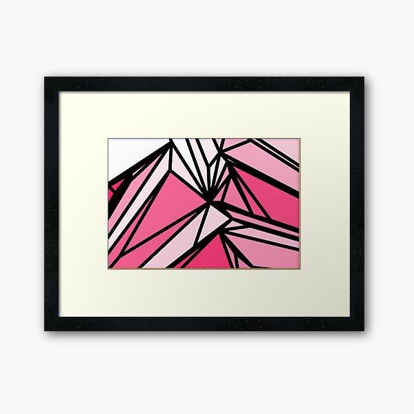 PINK VADER  Framed Art Print