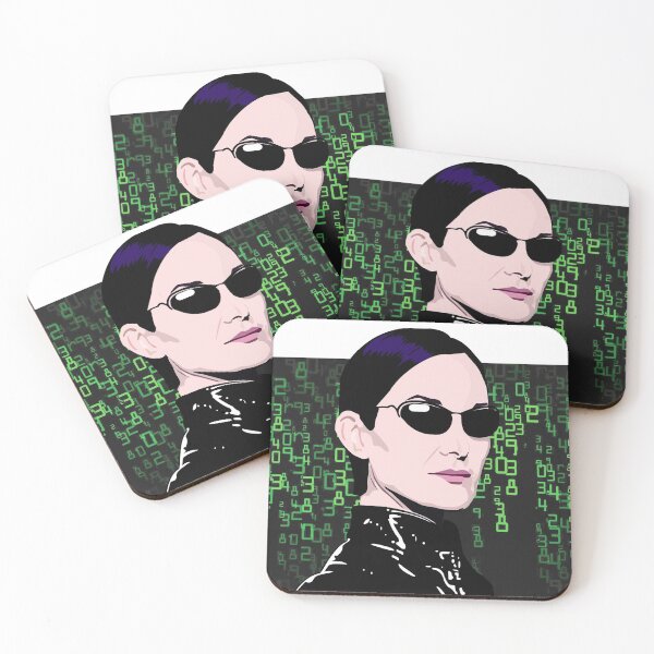 Item preview, TRINITY, The MATRIX, Matrix Code, Carrie Anne Moss designed and sold by wheatbeltdesign.