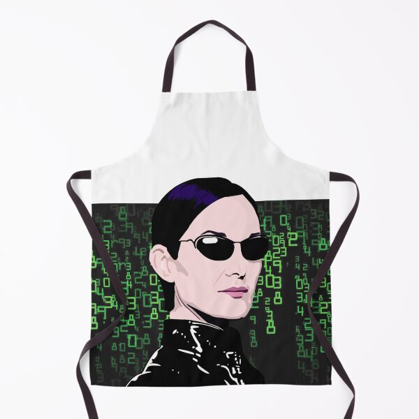 Artikelvorschau, TRINITY, Die MATRIX, Matrixcode, Carrie Anne Moss entworfen und verkauft von wheatbeltdesign.