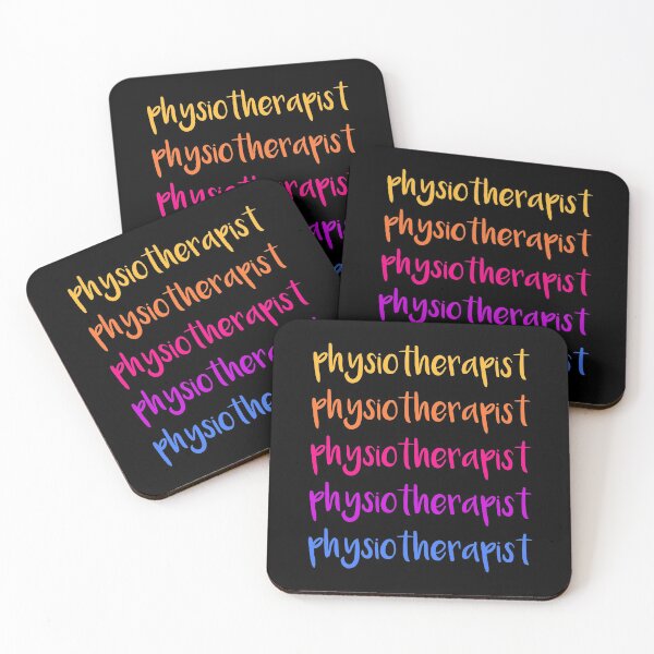Item preview, Physiotherapist rainbow colors designed and sold by TamGustam.