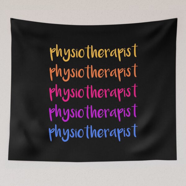Item preview, Physiotherapist rainbow colors designed and sold by TamGustam.