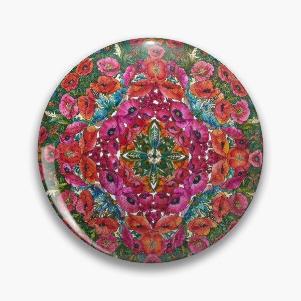 Item preview, Poppies and Cornflowers: White Background designed and sold by DorteC.