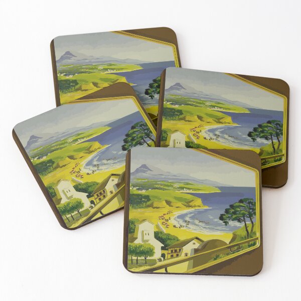 Item preview, Basque Coast France - French National Railroads - Vintage Travel designed and sold by Culturio.