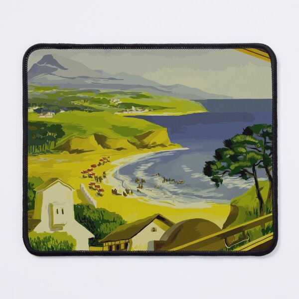 Item preview, Basque Coast France - French National Railroads - Vintage Travel designed and sold by Culturio.