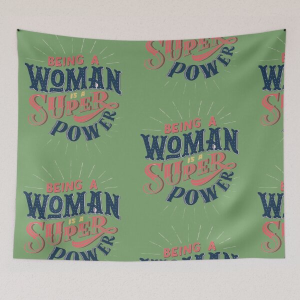 Item preview, Being a woman is a super power designed and sold by Dbanksdesign.