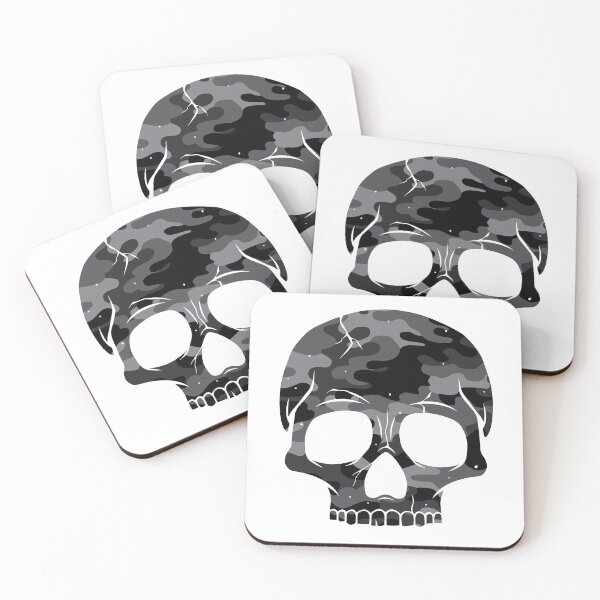 Item preview, Gray Camo Skull designed and sold by OrquideaCR.