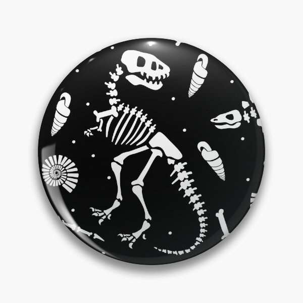 Item preview, Dinosaur Fossils - Black and White designed and sold by latheandquill.