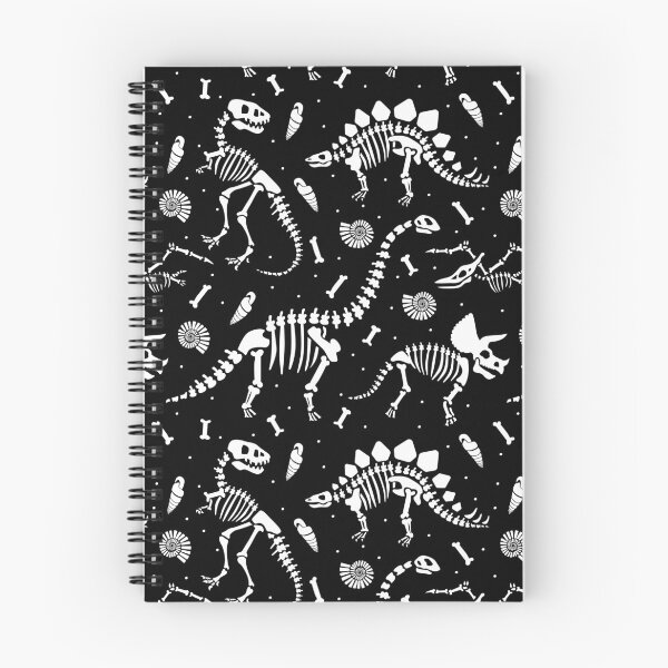 Item preview, Dinosaur Fossils - Black and White designed and sold by latheandquill.