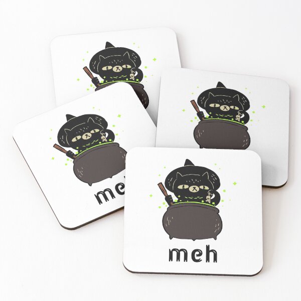 Item preview, Halloween FUNNY meh cat witch designed and sold by TheWildFlix.