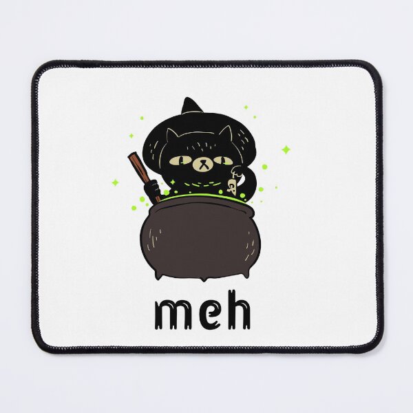 Item preview, Halloween FUNNY meh cat witch designed and sold by TheWildFlix.