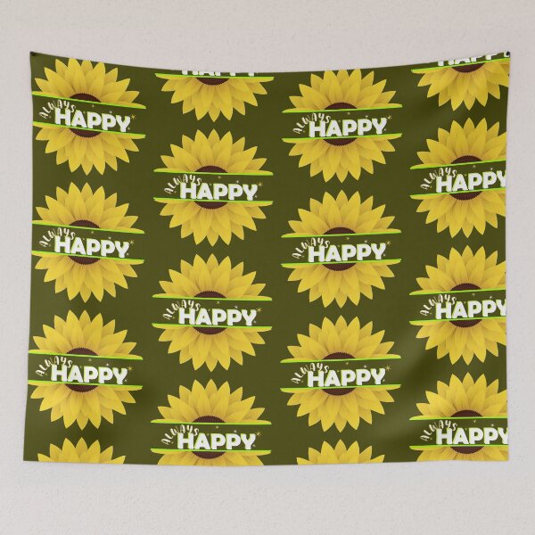 Item preview, Always Happy Apron | Sunflower Radiant Flower designed and sold by AOCollections.