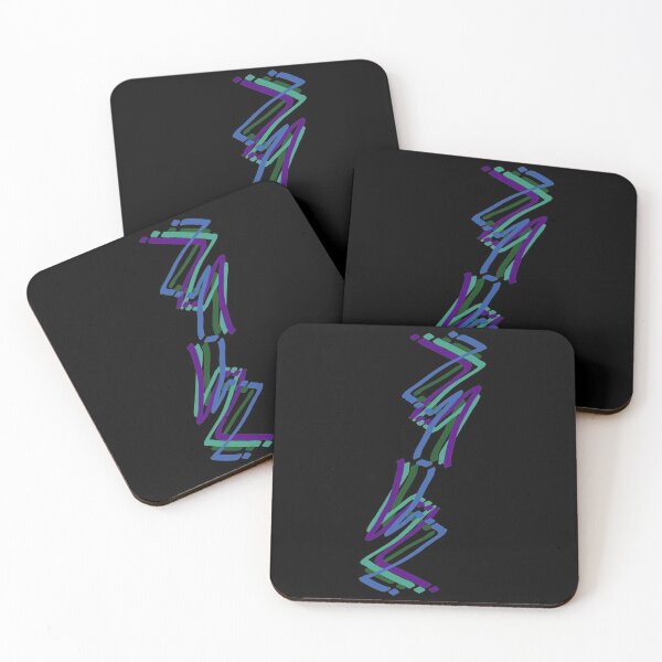 Item preview, Abstract Paint Strokes Graffiti Zig Zag Pattern designed and sold by that5280lady.