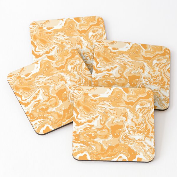 Item preview, Orange Creamsicle Marble Swirl designed and sold by Ispeakgeek.