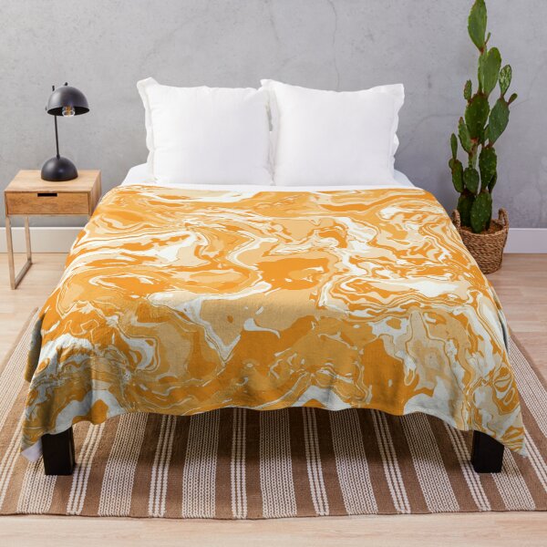 Item preview, Remolino de mármol naranja Creamsicle designed and sold by Ispeakgeek.