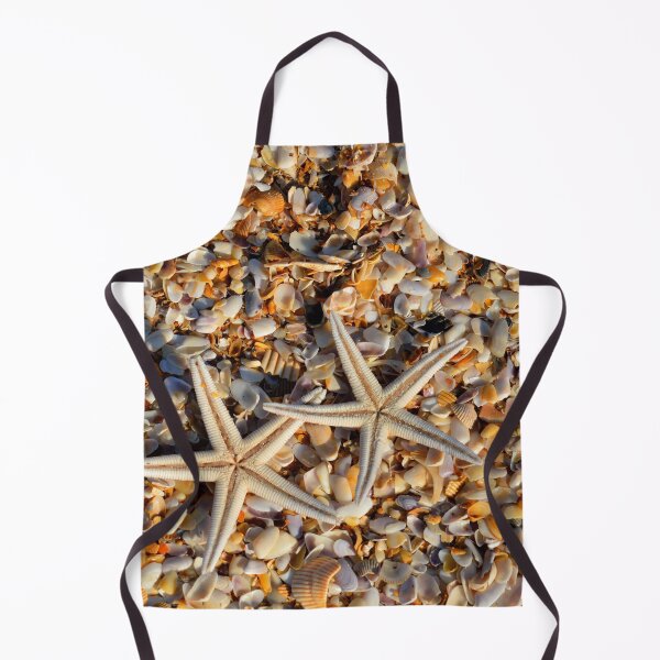 Item preview, Two starfish lying on a bed of seashells.  designed and sold by ReThinkit.
