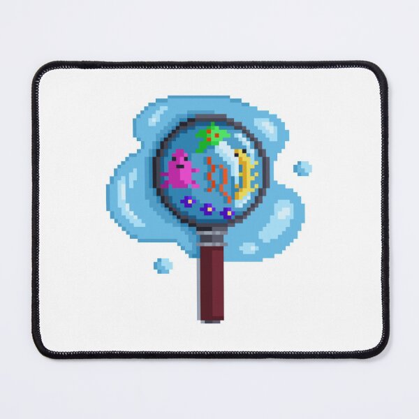 Item preview, Pixelated Magnifying Germ and Bacteria designed and sold by HopeDetour.