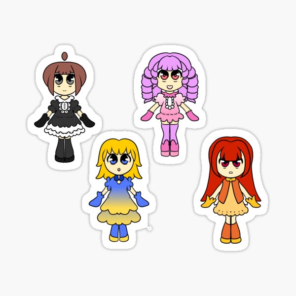 Flower Magical Girls Sticker