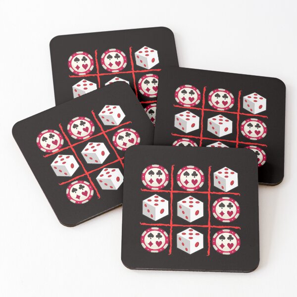 Item preview, Dice and Chips Tic Tac Toe designed and sold by SloganExpress.