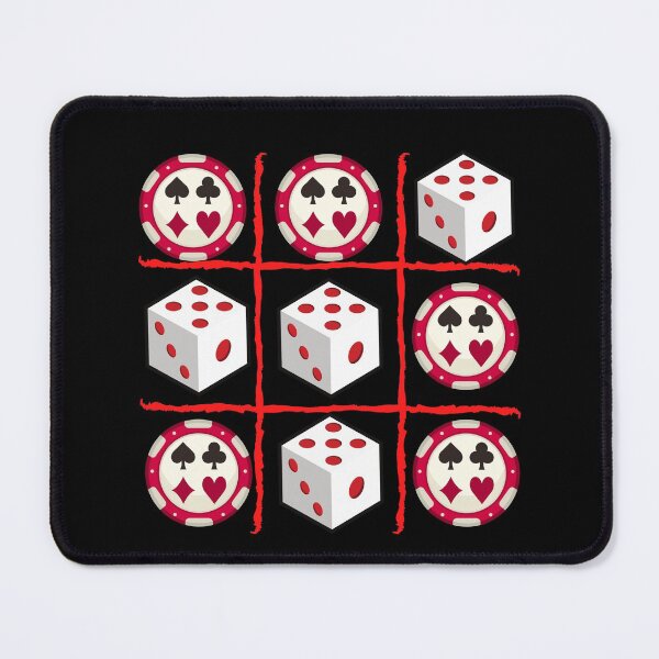Item preview, Dice and Chips Tic Tac Toe designed and sold by SloganExpress.