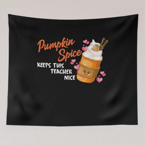 Item preview, Pumpkin Spice Keeps This Teacher Nice Teaching Funny Coffee designed and sold by Dressed For  Duty.