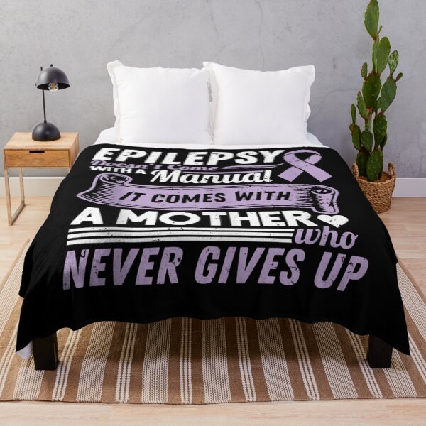 Item preview, Epilepsy Awareness Mom Doesn't Come With A Manual Ribbon Tank Top designed and sold by GarrickShop.
